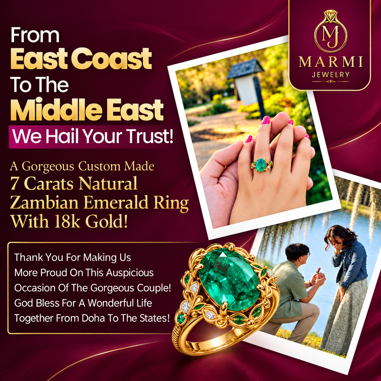 Marmi Jewelry From East Coast To The Middle East campaign