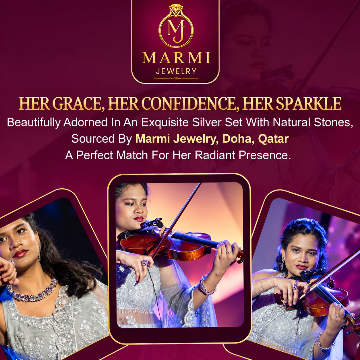 Marmi Jewelry Her Grace, Her Confidence, Her Sparkle campaign